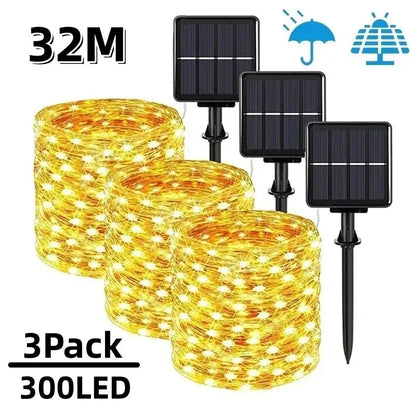 LED Solar Fairy String Lights for Outdoor Garden