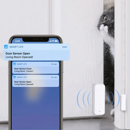 Tuya WiFi Zigbee Window and Door Sensor - Smart Home Open/Closed Detectors
