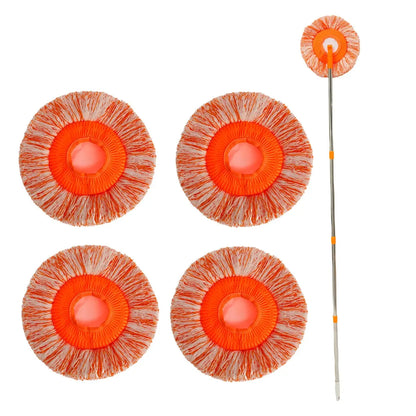 Adjustable Chenille Magic Mop with 4 Heads