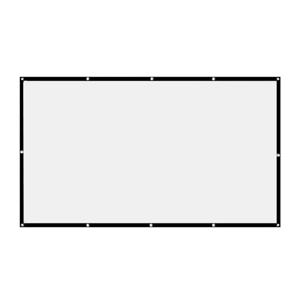 16:9 Portable HD Projector Screen - Available in 60/72/84/100/120/150 Inch