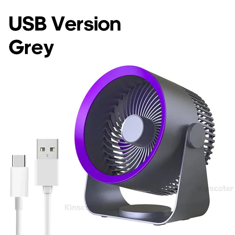 Wireless Multifunctional Electric Fan Circulator - Portable, Quiet Air Cooler