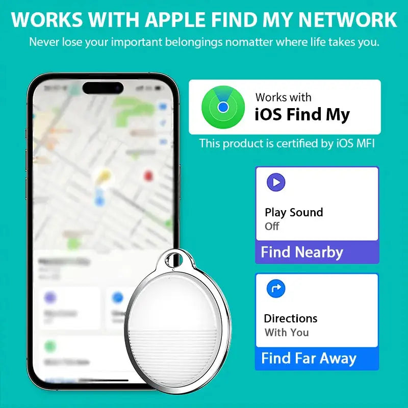 Mini Global GPS Tracker Smart Tag for iOS Find My App