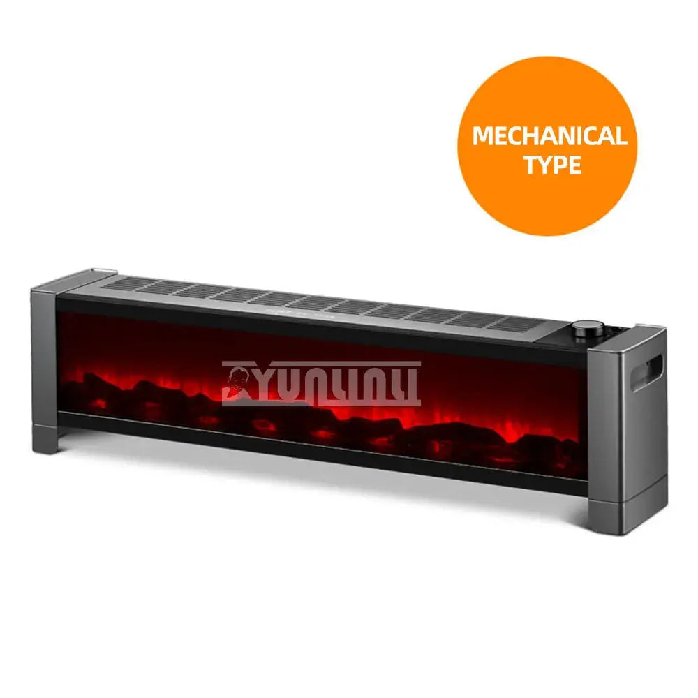 Indoor 3D Flame Electric Heater for Bathrooms and Living Spaces - Winter Fireplace Solution