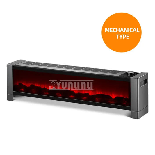 Indoor 3D Flame Electric Heater for Bathrooms and Living Spaces - Winter Fireplace Solution