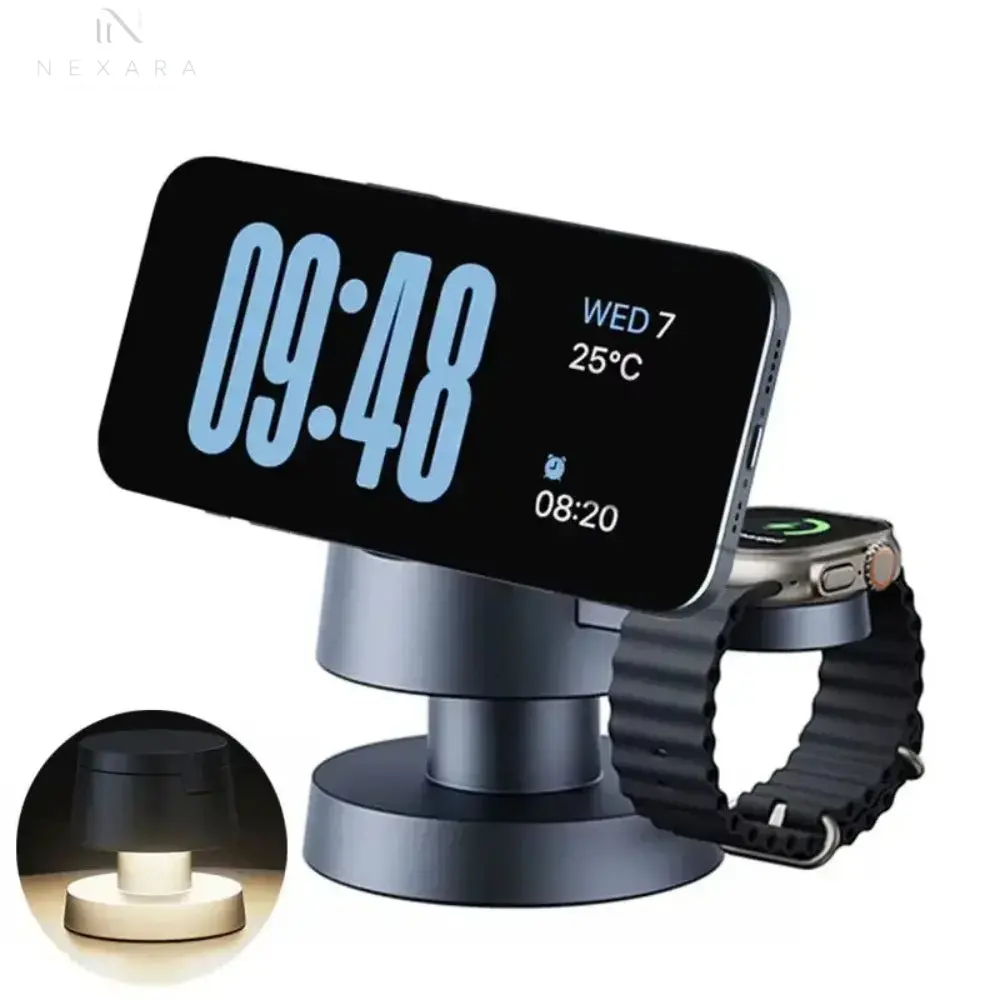 Magnetic 4-in-1 Wireless Charging Stand 