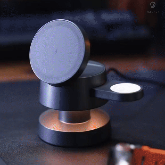 Magnetic 4-in-1 Wireless Charging Stand 