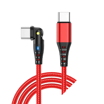 Premium 90 Degree USB-C to Type-C Fast Charging Cable Nexara Living