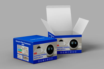5G WiFi HD 2K Smart Robot Pet Camera with Laser Indicator, Auto Charging, and Obstacle Avoidance