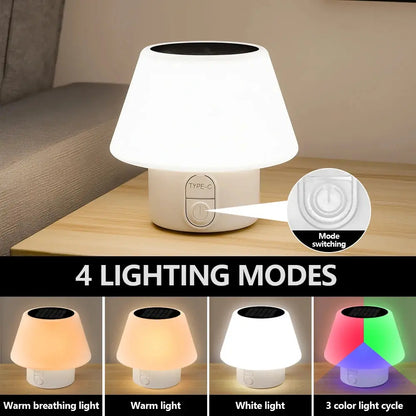 Solar Table Lamp Outdoor/Indoor with 4 modes