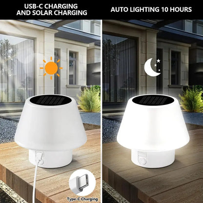 Solar Table Lamp Outdoor/Indoor with 4 modes