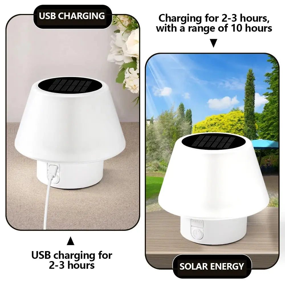 Solar Table Lamp Outdoor/Indoor with 4 modes