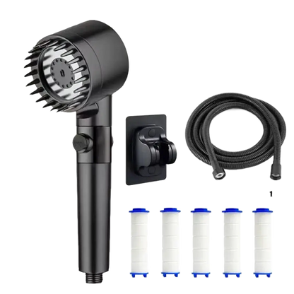 Three-Speed Adjustable Portable Showerhead Massage Function and Water Filter Nexara Living