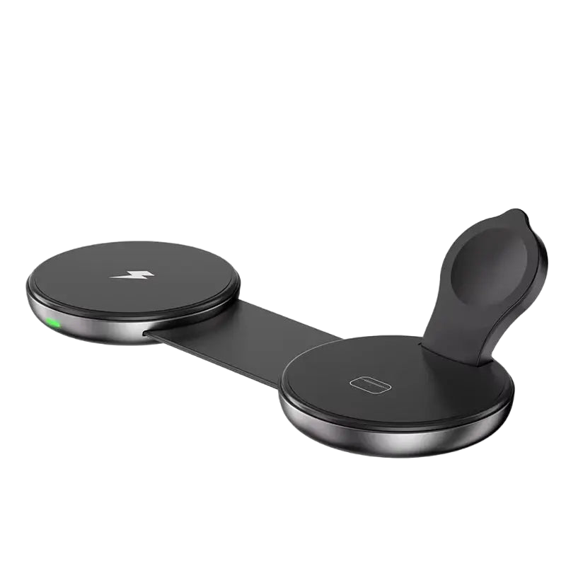 Travel 3-in-1 Portable Foldable Mini Wireless Charger Dock 