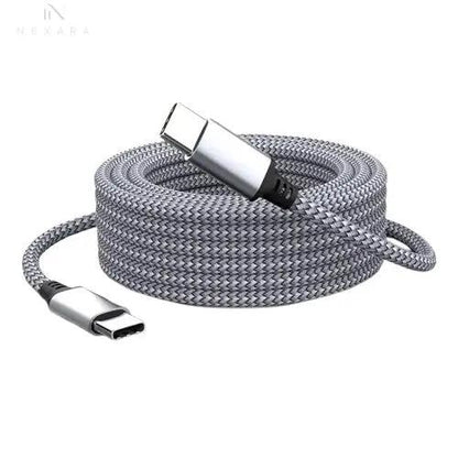 Type C to Type C 60W Fast Charging Cable - Versatile Data Transfer Solution for iPhone 15, MacBook, Xiaomi, Samsung, and Cameras - Available in Lengths of 1M, 2M, 3M, 5M, and 8M