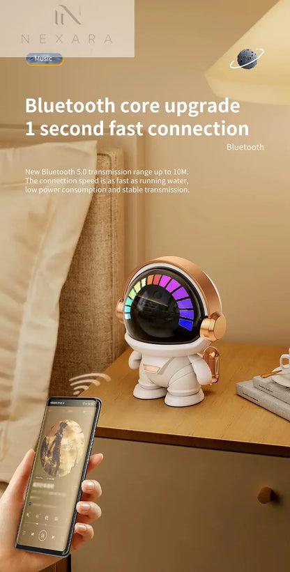 Wireless Bluetooth Astronaut Speaker: Portable TWS Subwoofer for Home and Outdoor Enjoyment