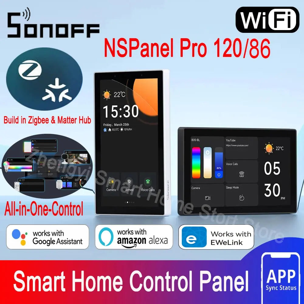 NSPANEL Pro 120/86 Wifi Smart Home Control Panel