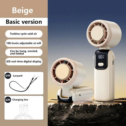 Xiaomi High-Speed Handheld Electric Fan with Turbo Functionality