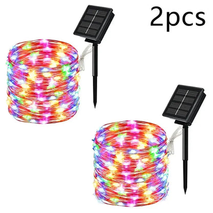 LED Solar Fairy String Lights for Outdoor Garden