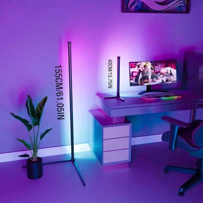 Smart RGB Floor Lamp with Music Synchronization and App Control