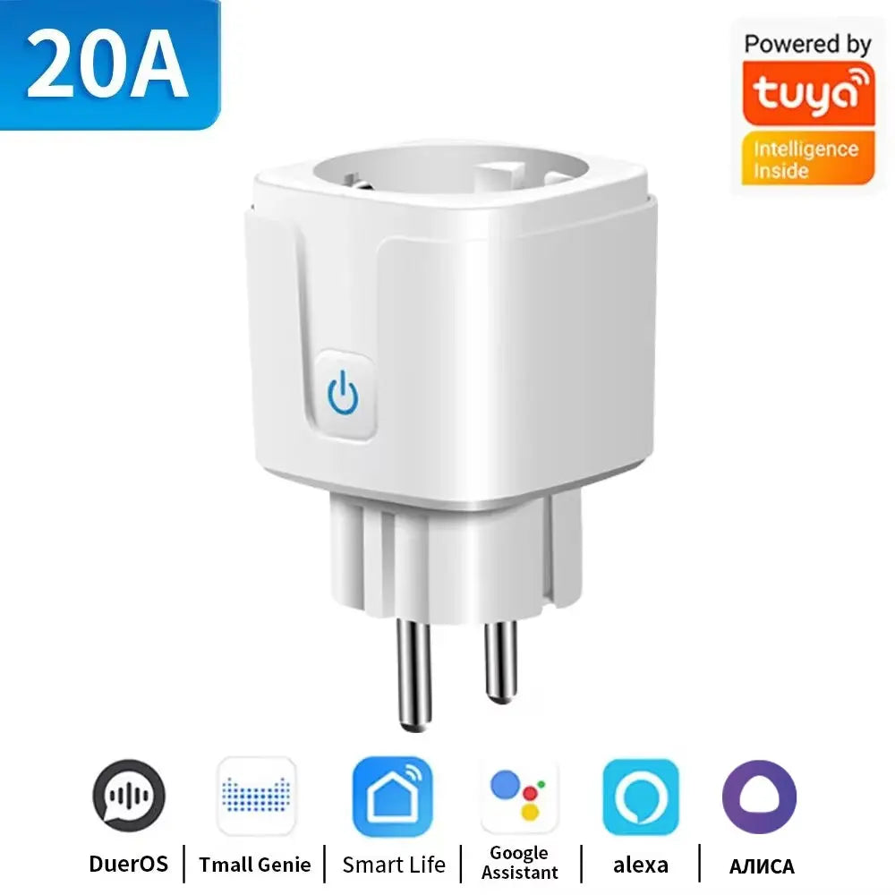 TUYA Smart Plug - WiFi/Zigbee 3.0 Socket, 16A/20A
