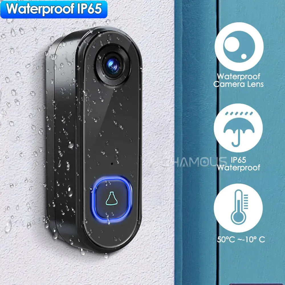 TUYA Wireless Outdoor Video Doorbell Camera with 1080P Resolution