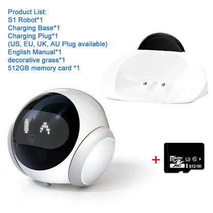 5G WiFi HD 2K Smart Robot Pet Camera with Laser Indicator, Auto Charging, and Obstacle Avoidance