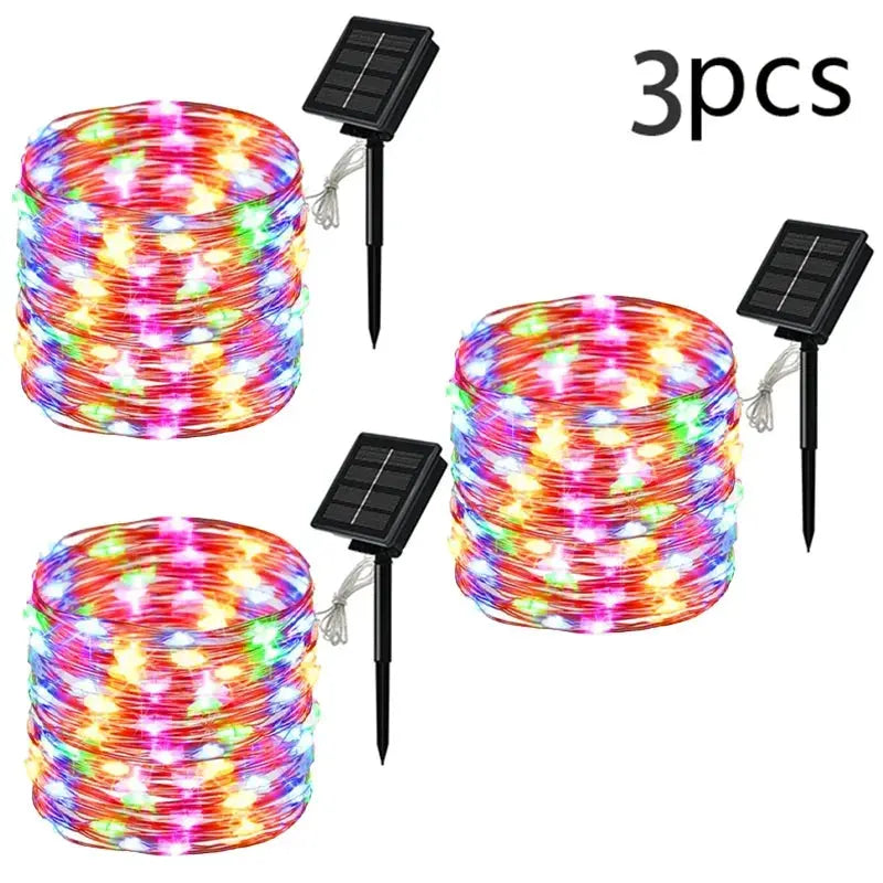 LED Solar Fairy String Lights for Outdoor Garden