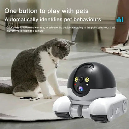 1080P HD WiFi IP Surveillance Camera with PTZ Auto Tracking for Baby and Pet Monitoring in Smart Homes