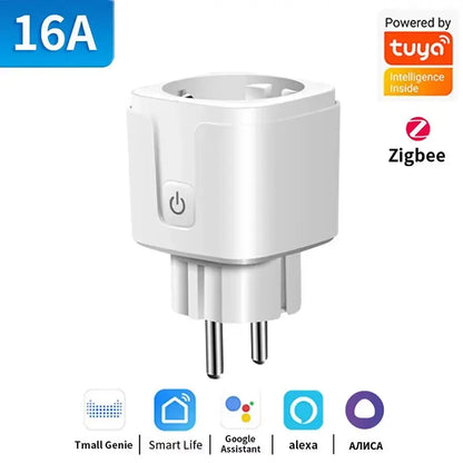 TUYA Smart Plug - WiFi/Zigbee 3.0 Socket, 16A/20A
