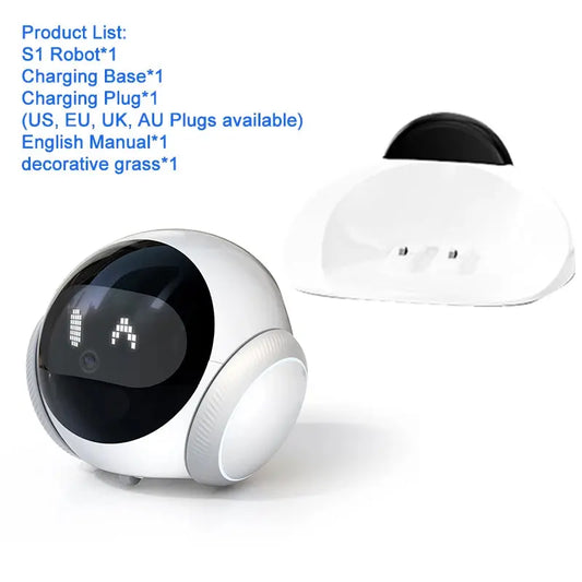 5G WiFi HD 2K Smart Robot Pet Camera with Laser Indicator, Auto Charging, and Obstacle Avoidance