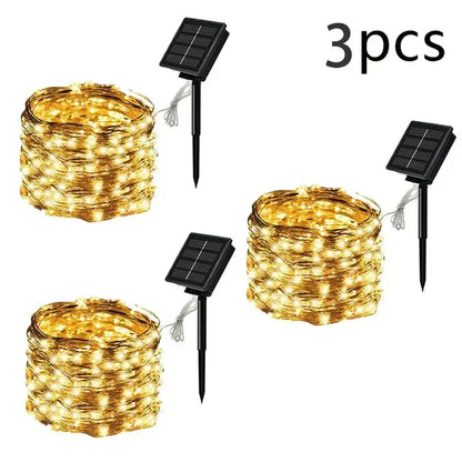 LED Solar Fairy String Lights for Outdoor Garden