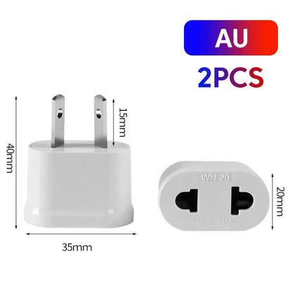 Universal Travel Power Plug Adapter for US to EU, UK, AU
