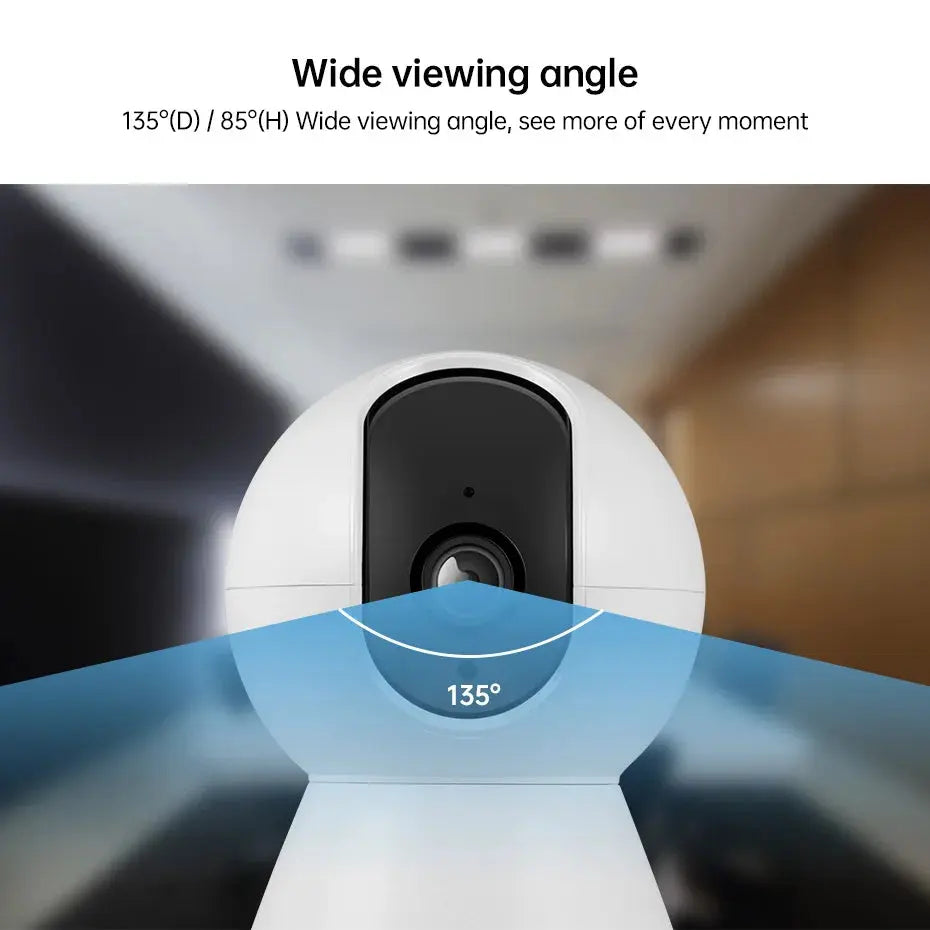 KERUI Mini Indoor Wireless 5MP Tuya Smart Wi-Fi IP Camera with Auto Tracking