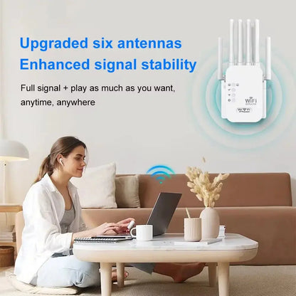 1200Mbps Dual-Band Wireless WiFi Repeater and Signal Amplifier, 802.11n Long Range WiFi Extender